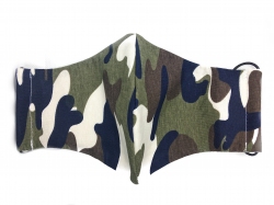 Маска бытовая гигиеническая двухслойная (бязь ГОСТ + трикотаж), камуфляж