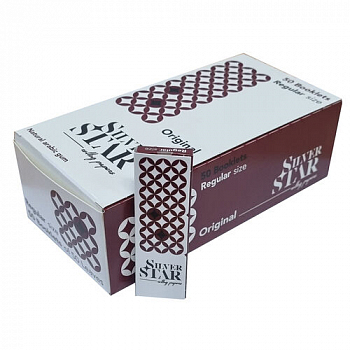 Бумага сигаретная SILVER STAR Original 70мм/21гр 50шт