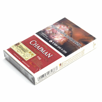 Купить Сигареты с фильтром CHAPMAN (Чапман) Red KSSL Сигареты с фильтром CHAPMAN (Чапман) Red KSSL